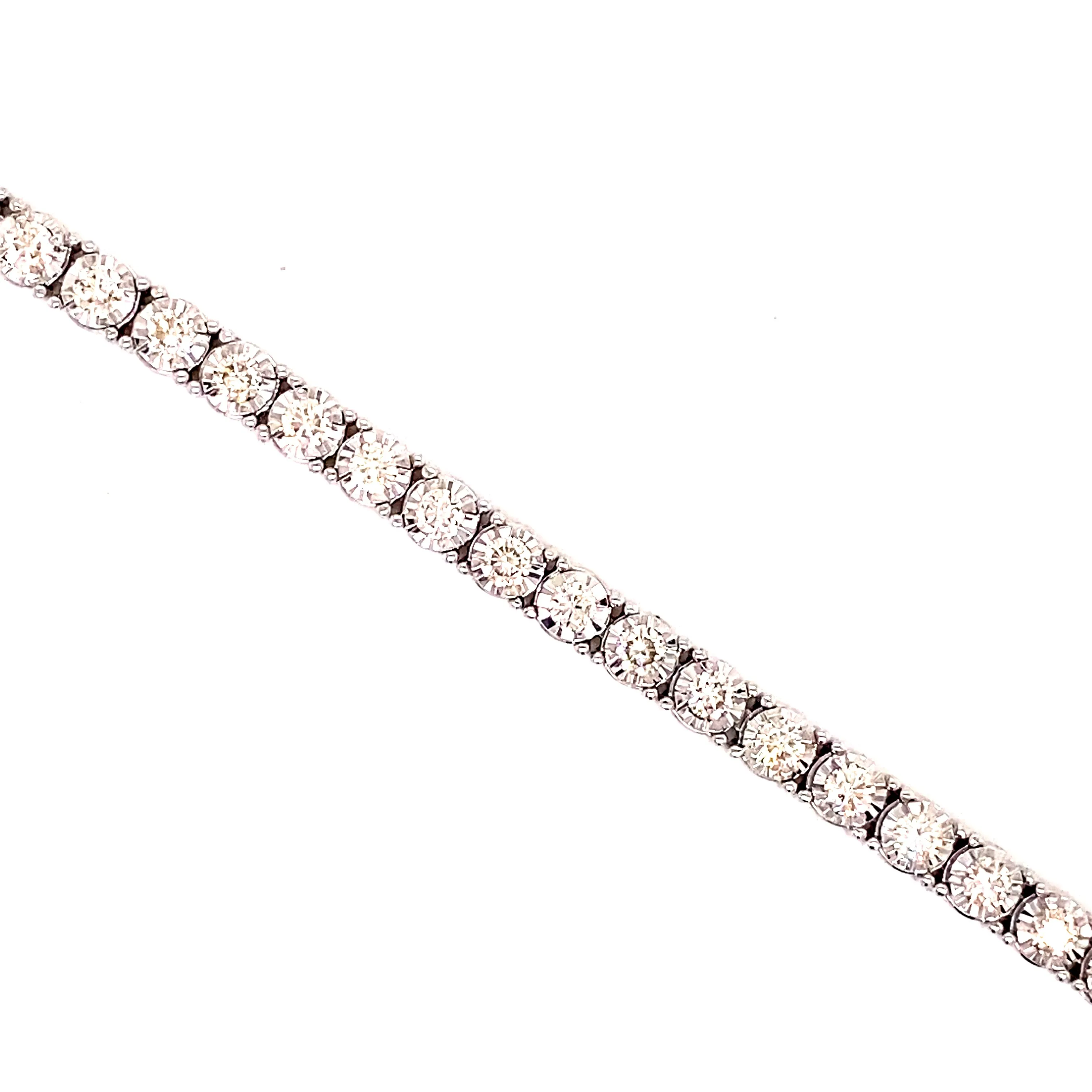 4.5MM Diamond Tennis Bracelet