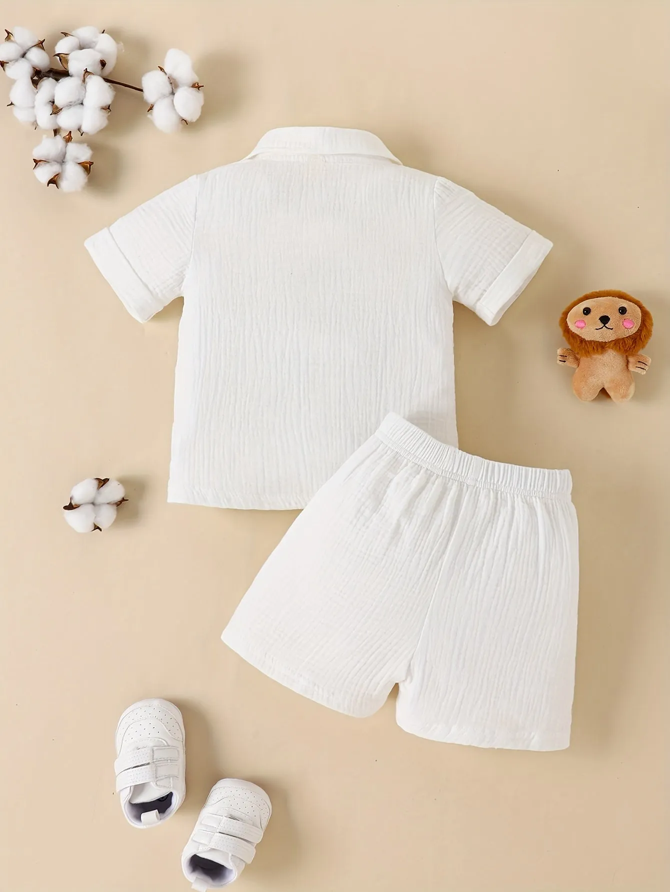 Adorable Baby Boys Summer Shirt and Shorts Set