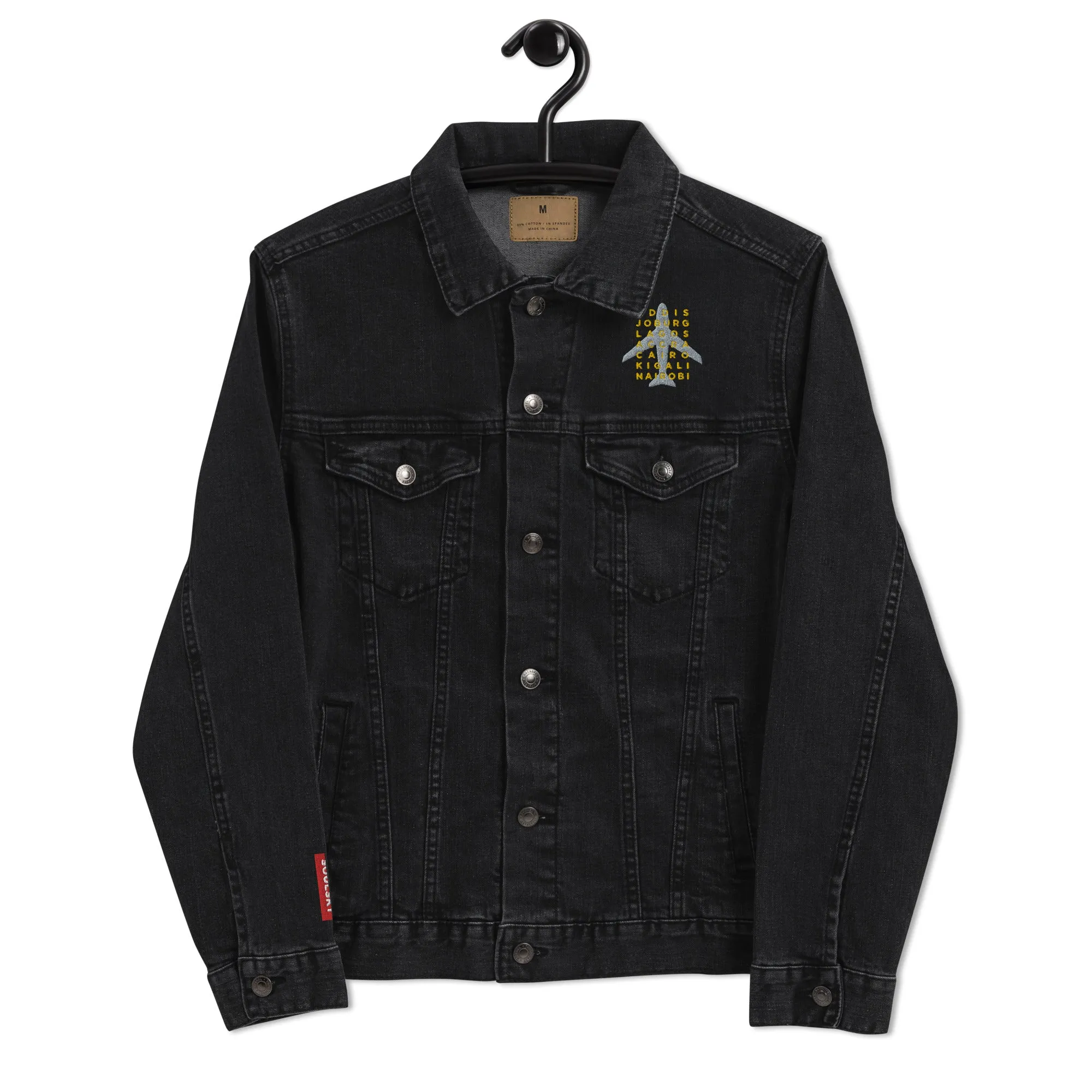 AFRICAN CITIES Unisex Denim Jacket