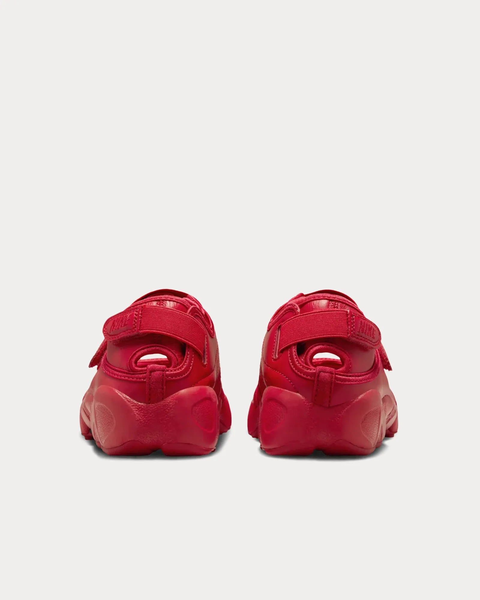 Air Rift Leather Fire Red Slip On Sneakers