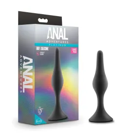 Anal Adventures Platinum By Blush® | Beginner Black 5.25-Inch Anal Plug