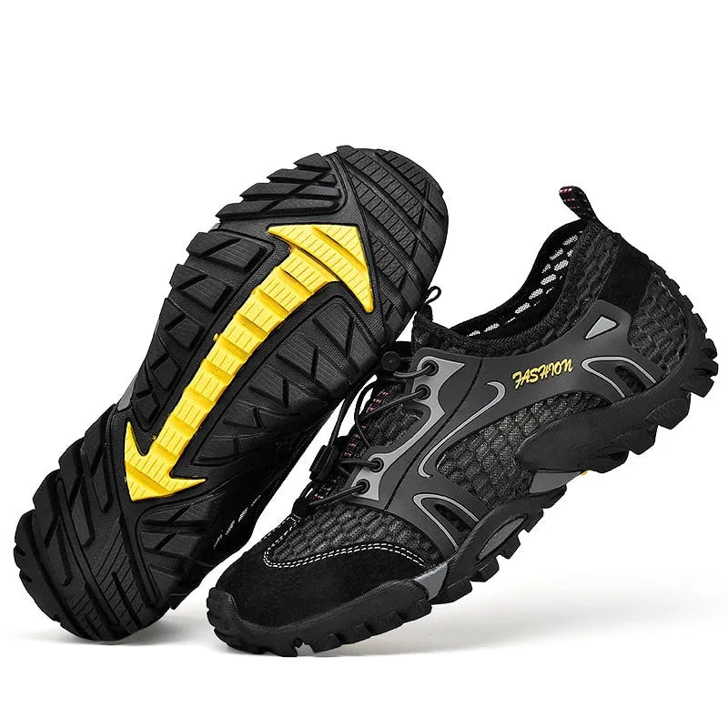 Aqua Shoes Trekking Hiking Shoes Breathable Elastic Quick Dry Sneakers