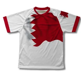 Bahrain Flag Technical T-Shirt for Men and Women