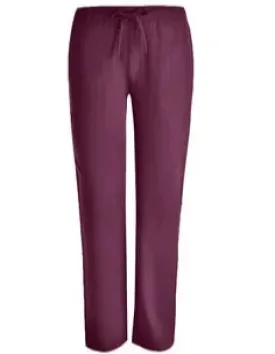 Beverly Hills Unisex Wine Stretch Scrub Pants