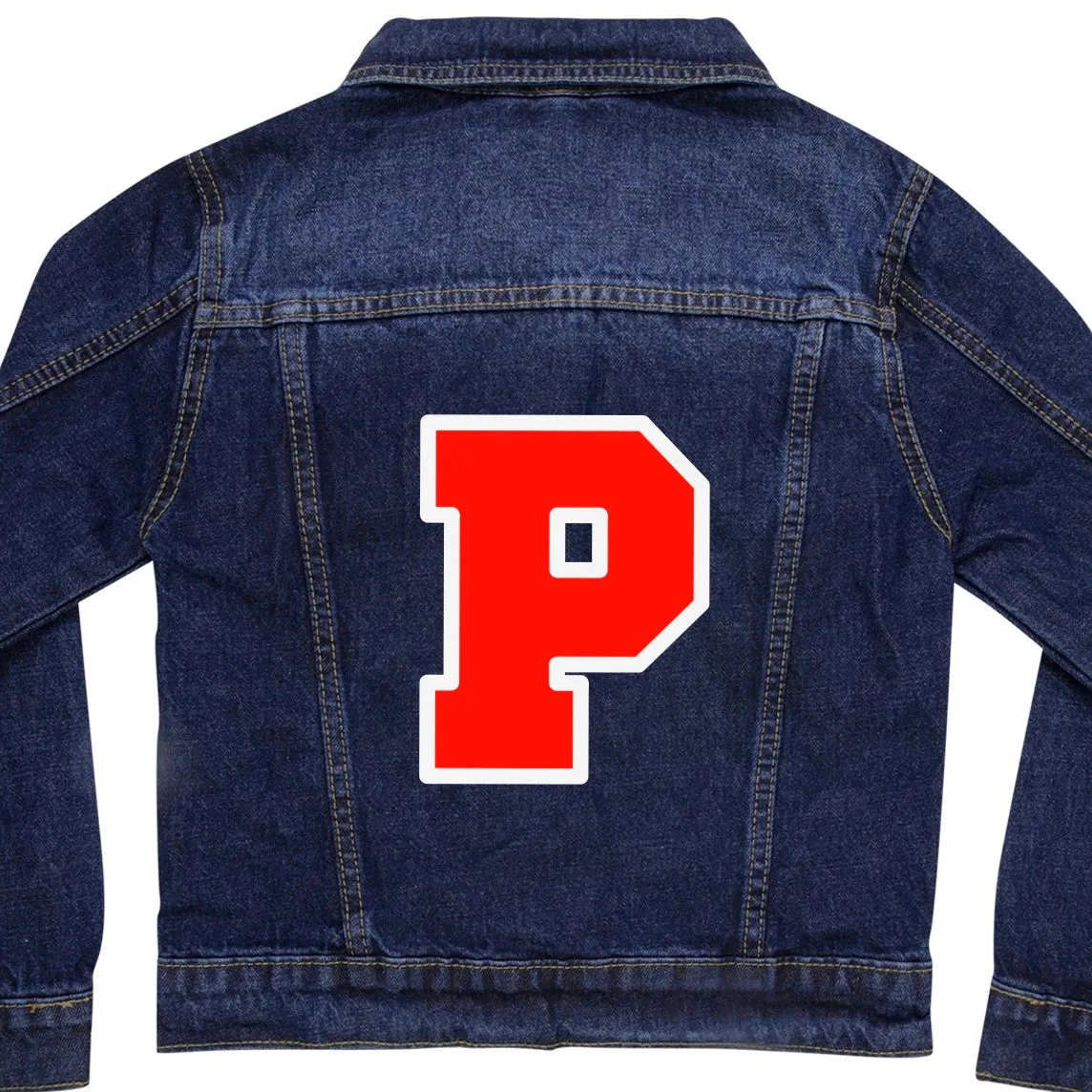 Big Letter Denim Jacket