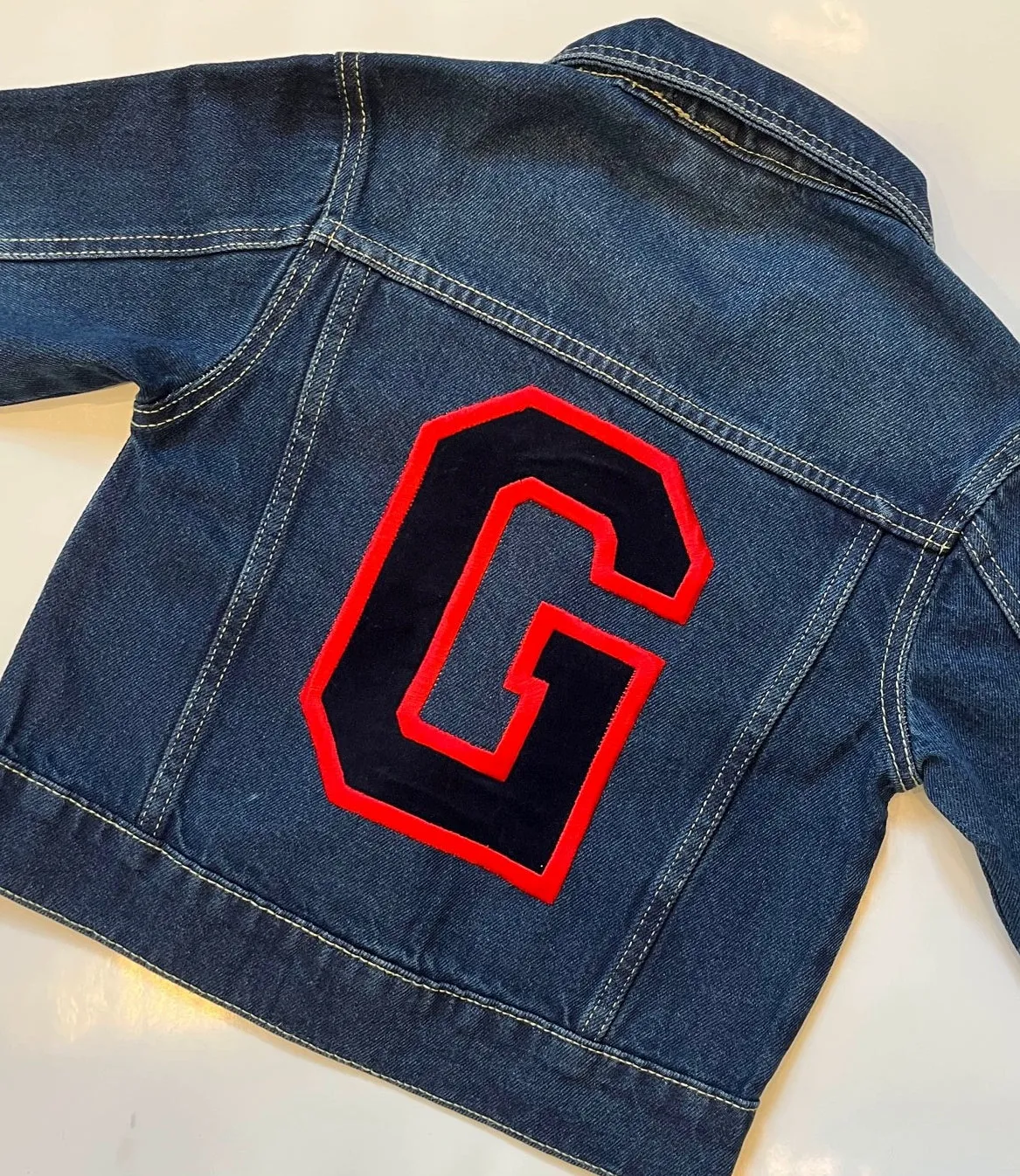 Big Letter Denim Jacket