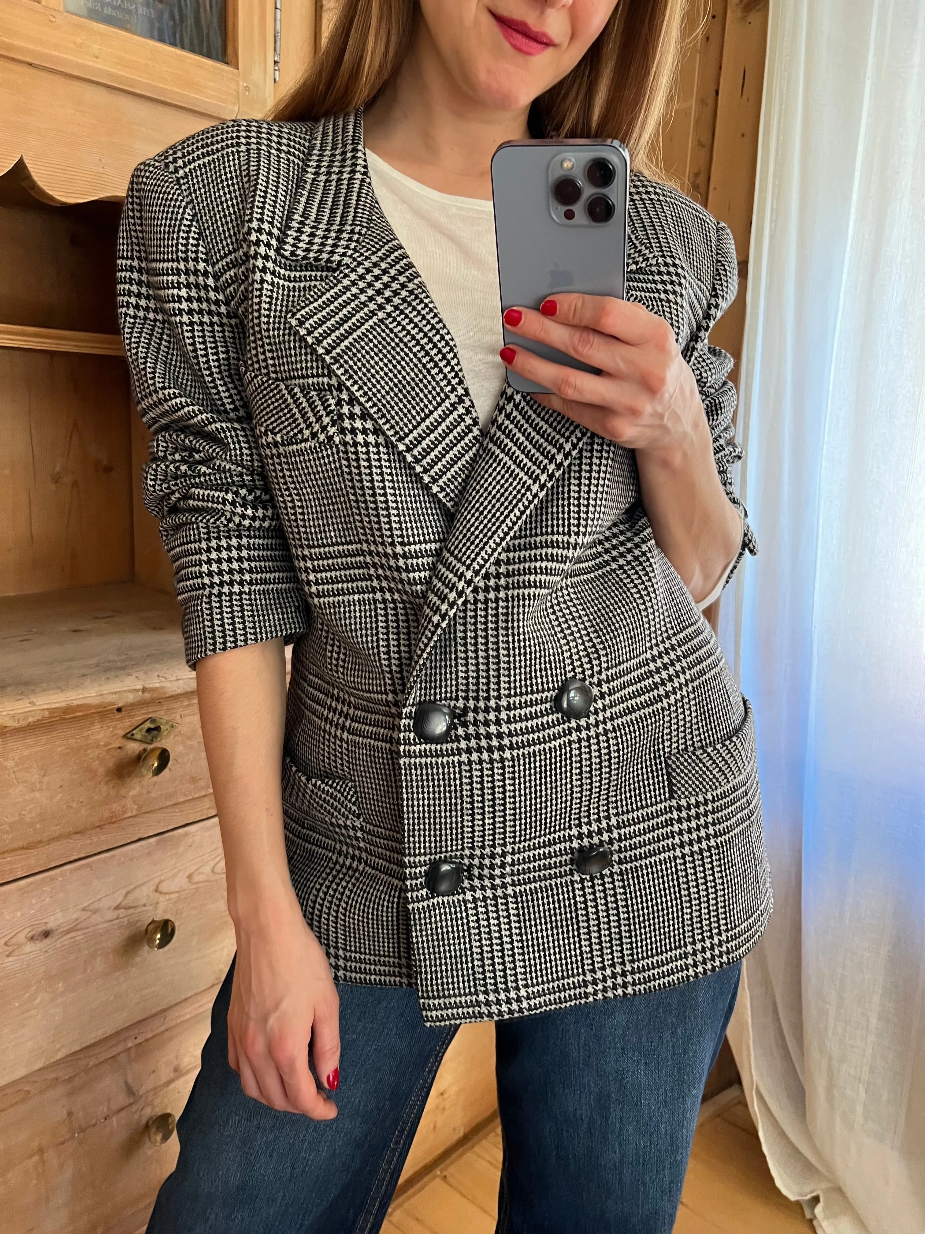 Black & White Vintage Blazer