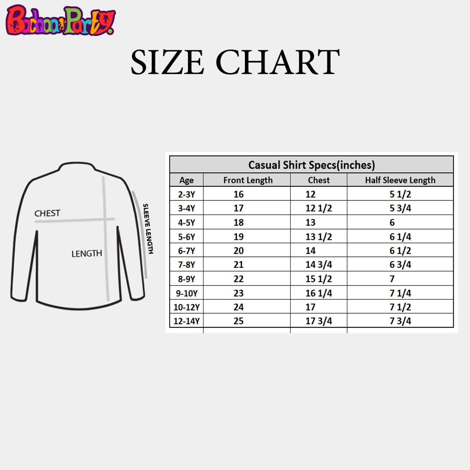 Boys Cotton Casual Shirt Number 1 - White