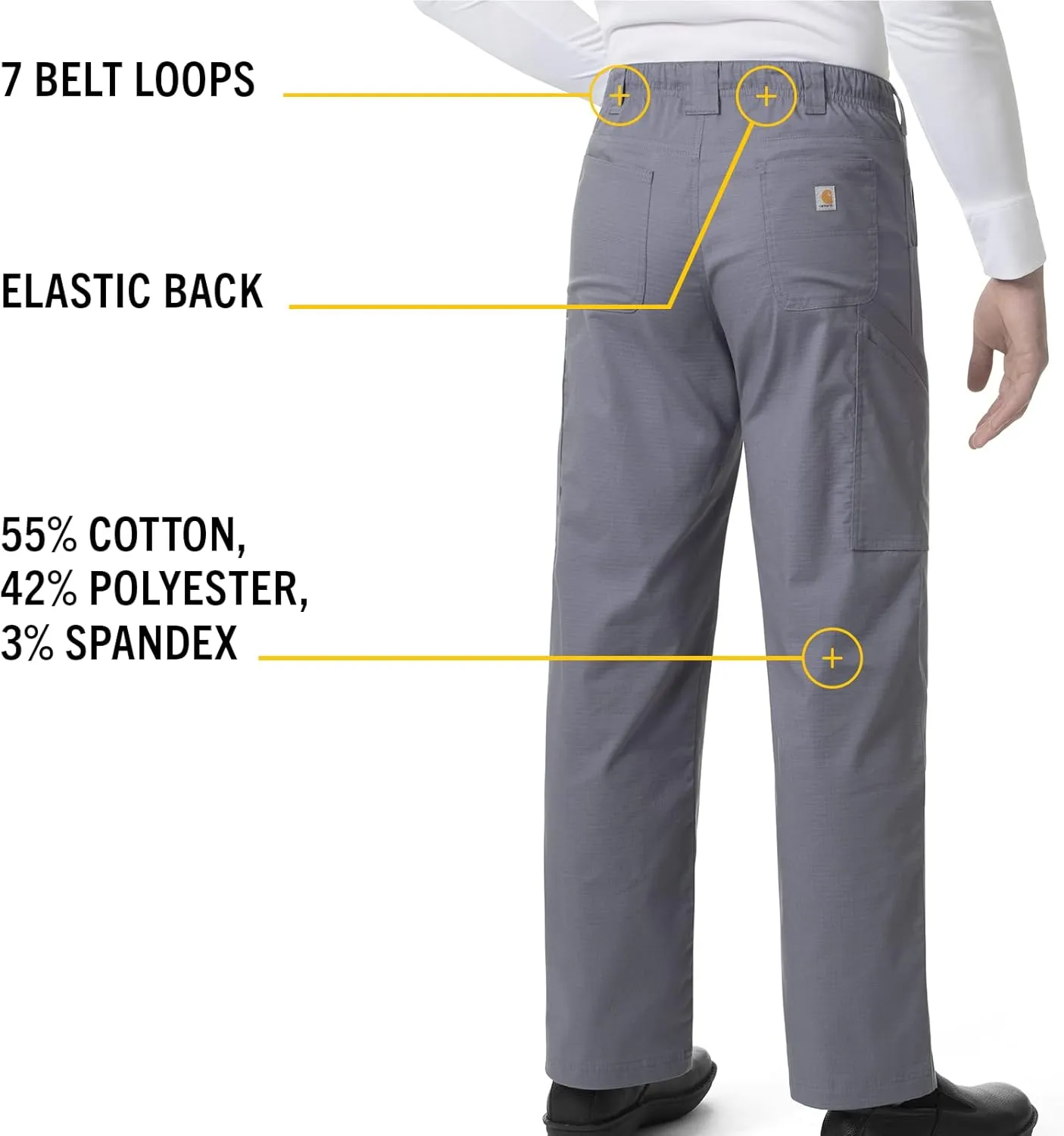 Carhartt Big & Tall Mens Straight Fit Multi-Cargo