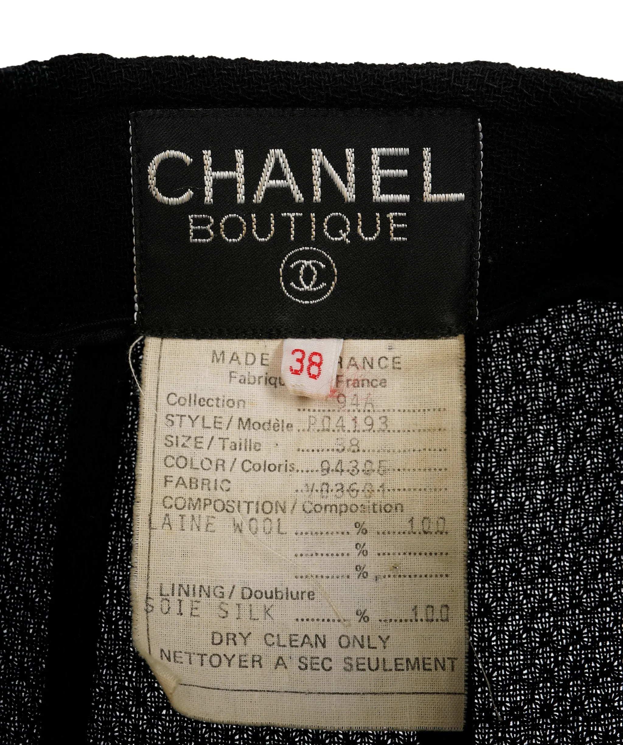 Chanel black vintage blazer  AJL0168