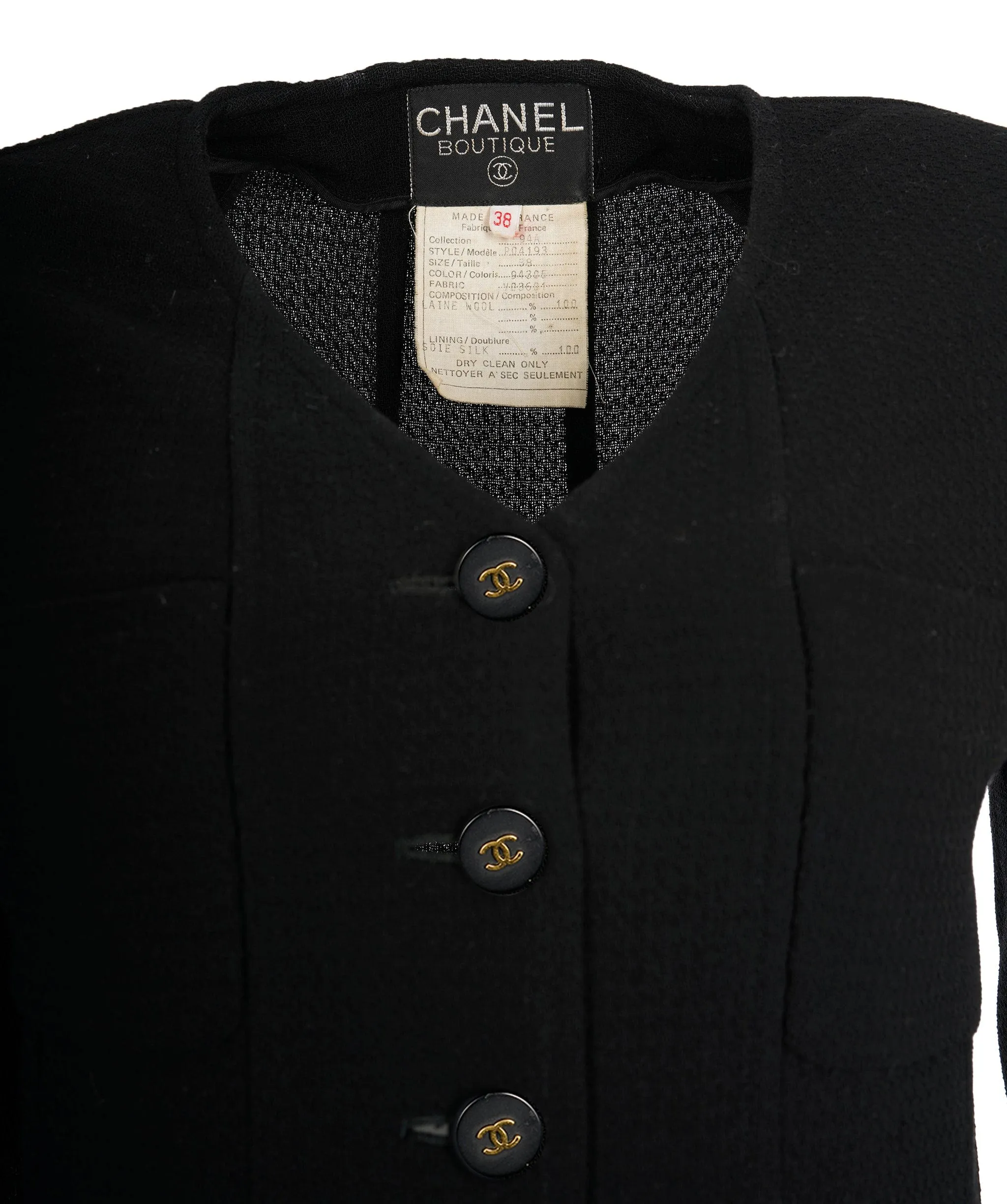 Chanel black vintage blazer  AJL0168