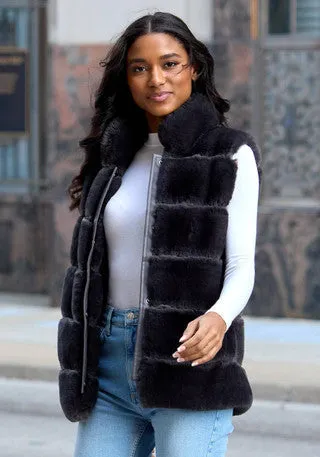 Charcoal Snap Vest