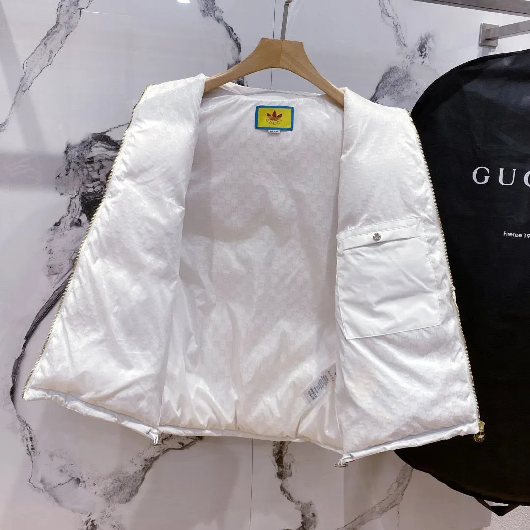 CLTH282 GG Cotton Canvas Puffer Vest