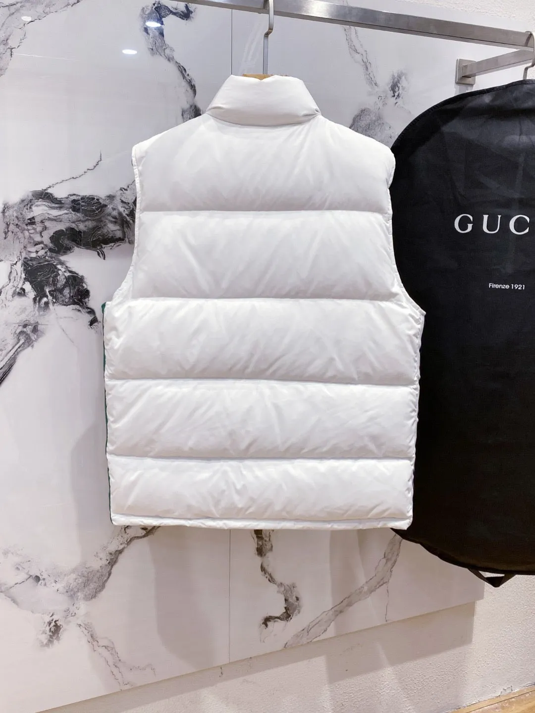 CLTH282 GG Cotton Canvas Puffer Vest