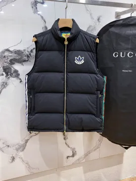 CLTH282 GG Cotton Canvas Puffer Vest