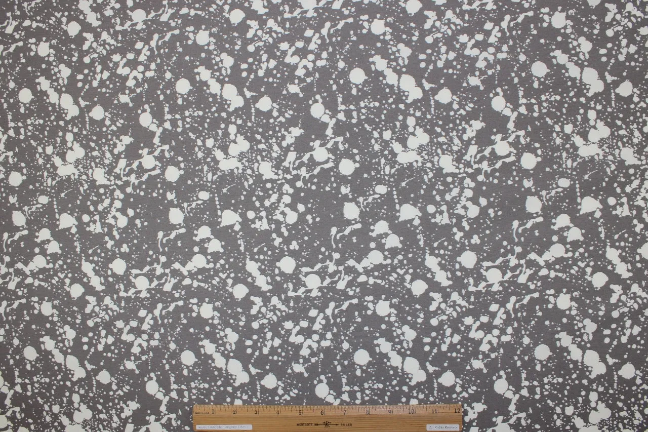 Cream in Pollock's Coffee Stretch Bottom Weight - Off-White on Taupe