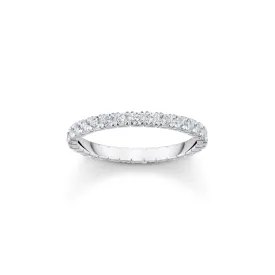 Delicate Ring with white zirconia