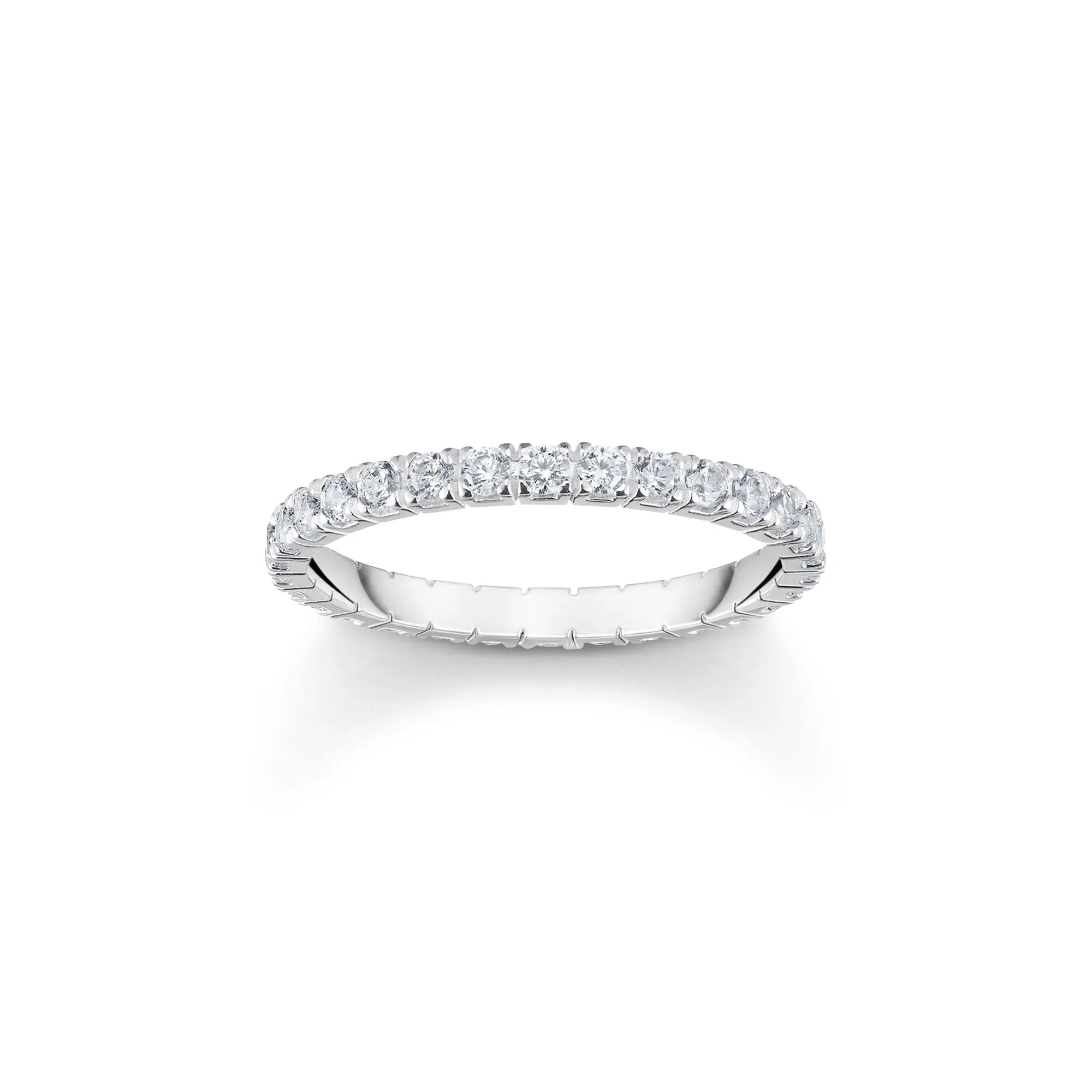 Delicate Ring with white zirconia