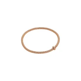 Fope 18K Rose Gold Prima Collection Diamond Bracelet, X-Small Size