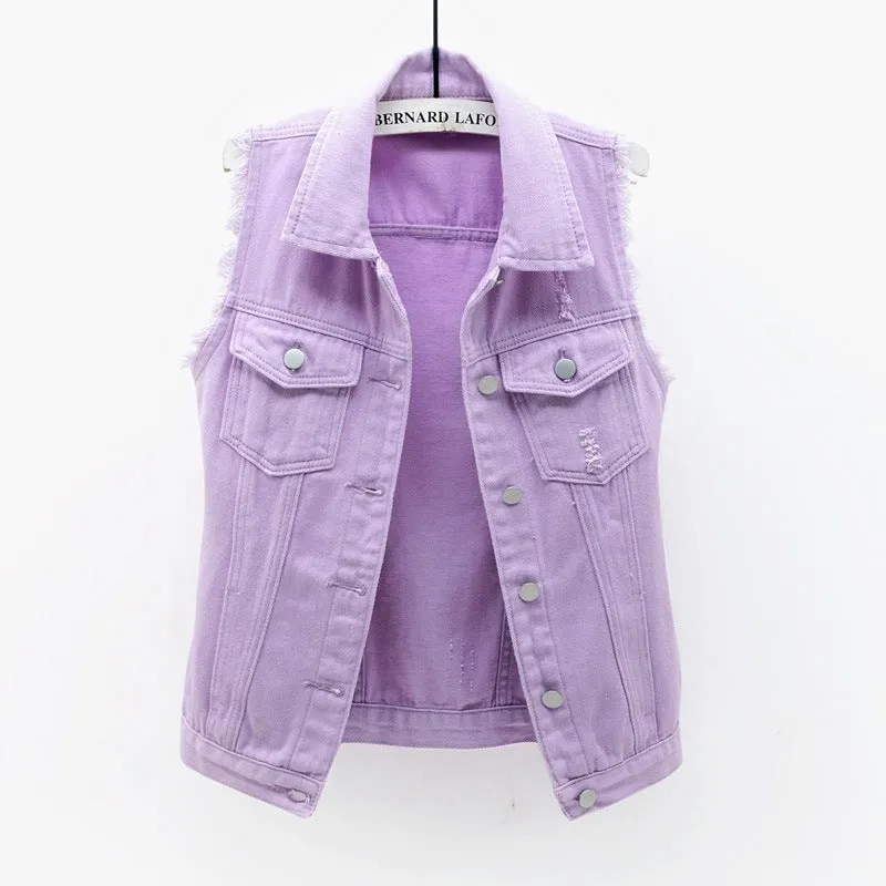 Gang Up The Love Denim Vest