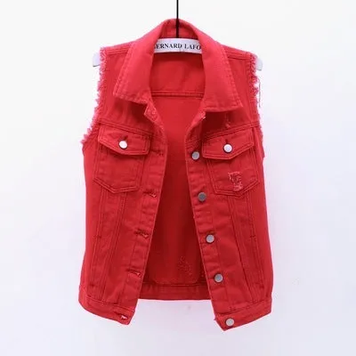 Gang Up The Love Denim Vest