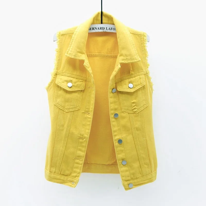 Gang Up The Love Denim Vest