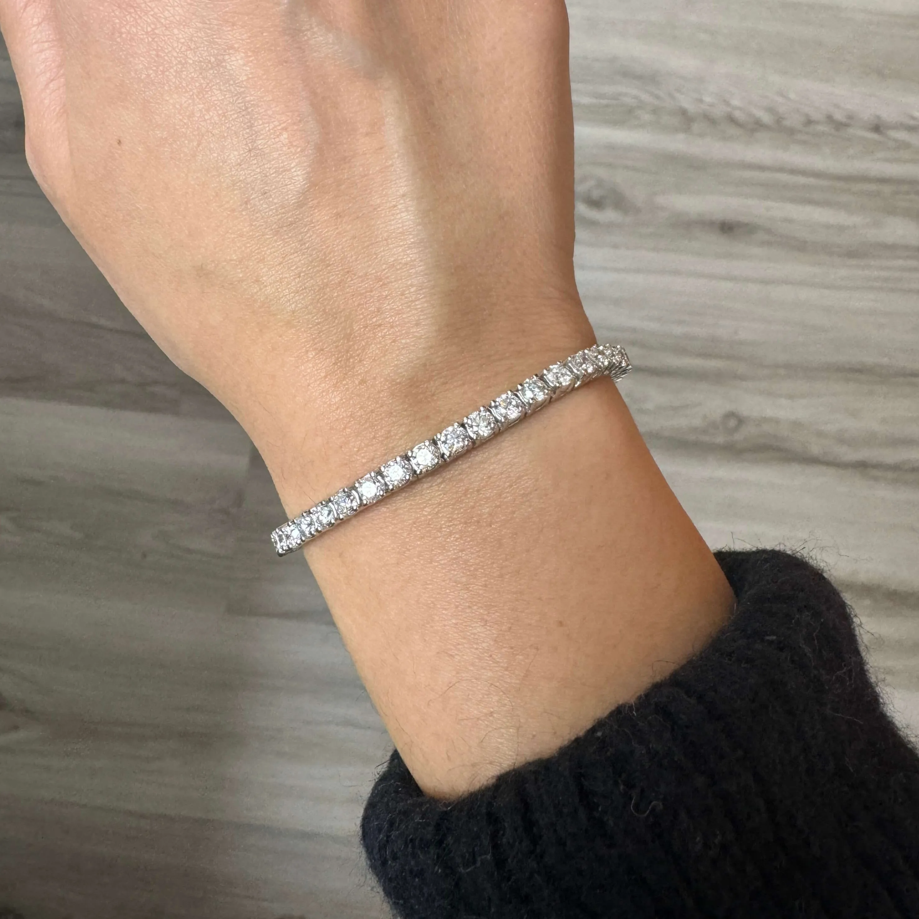 Lab Grown Diamond Tennis Bracelet