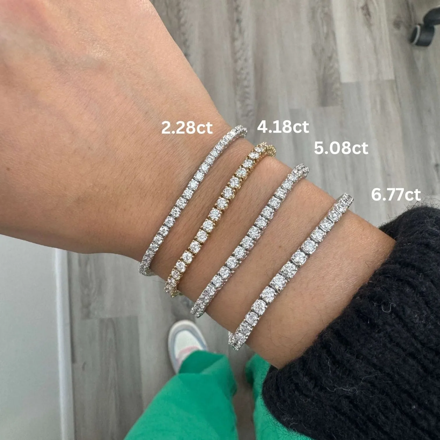 Lab Grown Diamond Tennis Bracelet