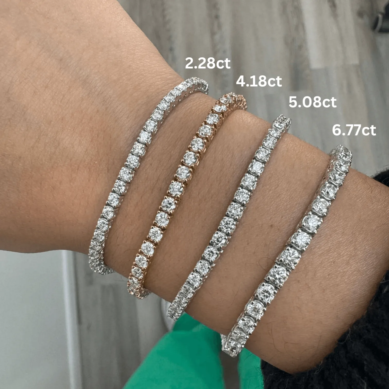 Lab Grown Diamond Tennis Bracelet