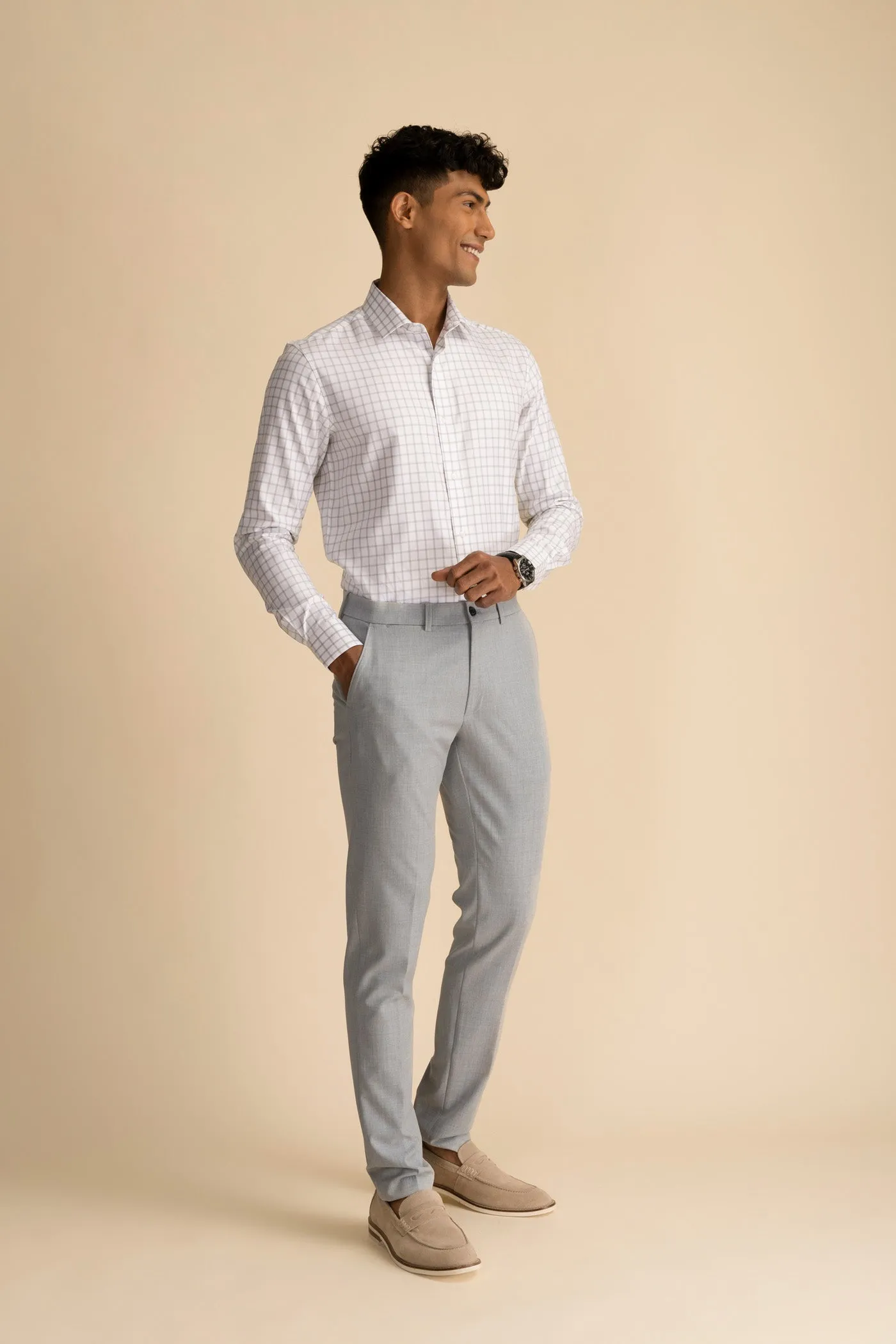 Light Grey Formal Trousers