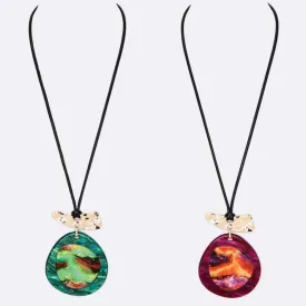 Marbled Rope Necklace