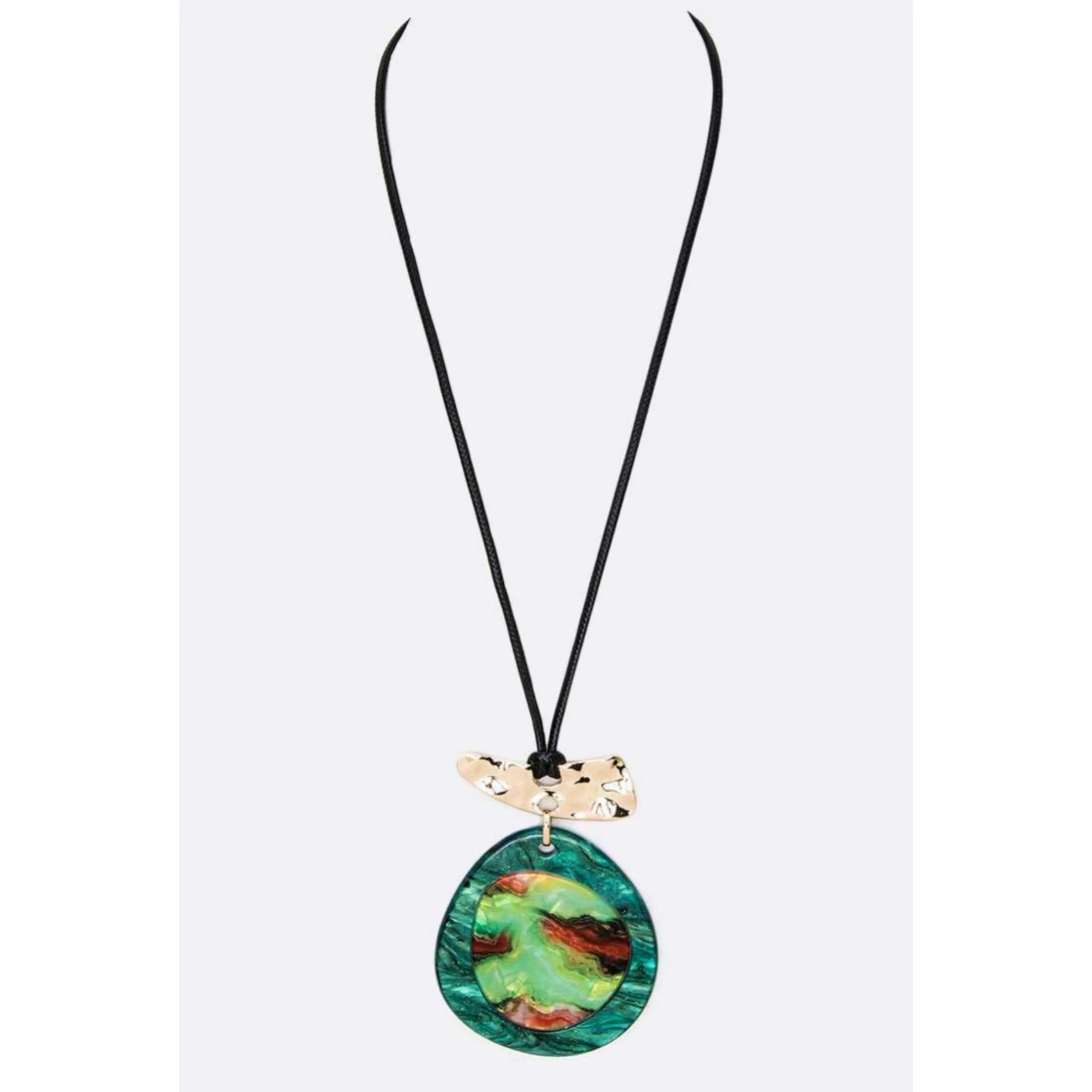 Marbled Rope Necklace