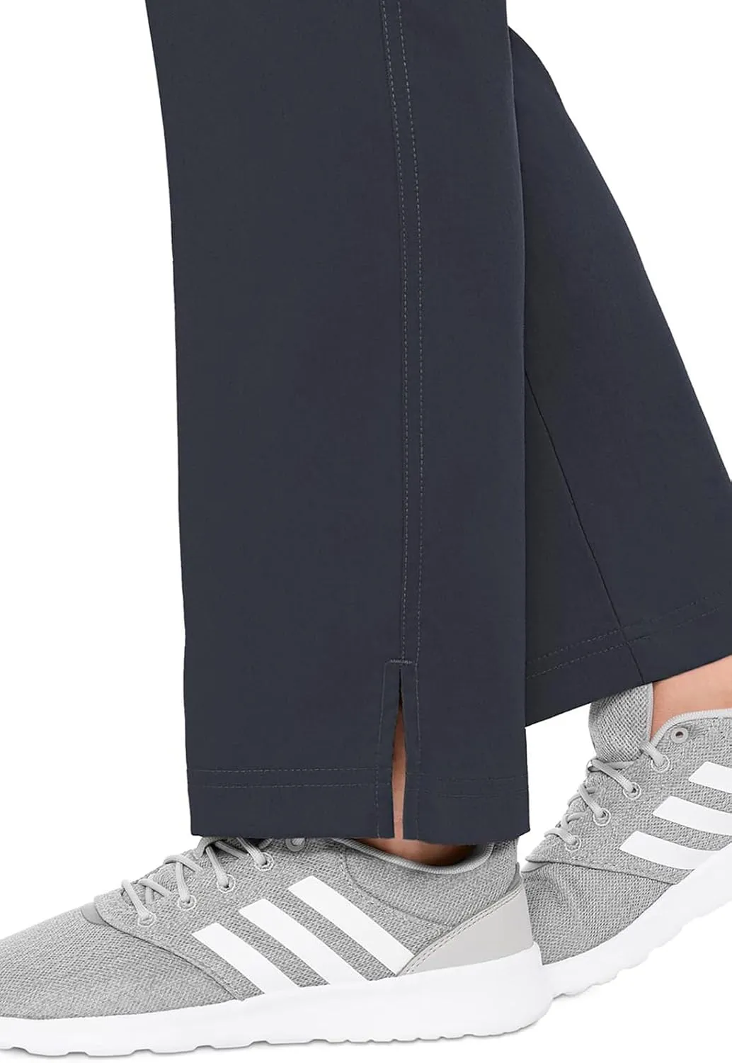 Med Couture Women's Yoga Pull-On Pant with 7 Pockets Ultra-Soft Rib-Knit Waistband and 2-Way Stretch Technology - MC7739