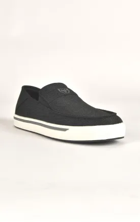 Mens Heather Canvas Slip-On Sneaker