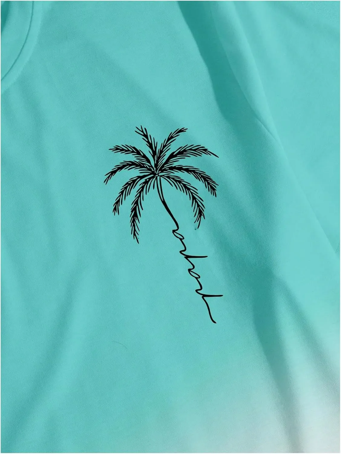 Men's Short Sets 2 Piece Outfits Tropical Graphic Tees and Shorts Sets Beach Vacation Outfits