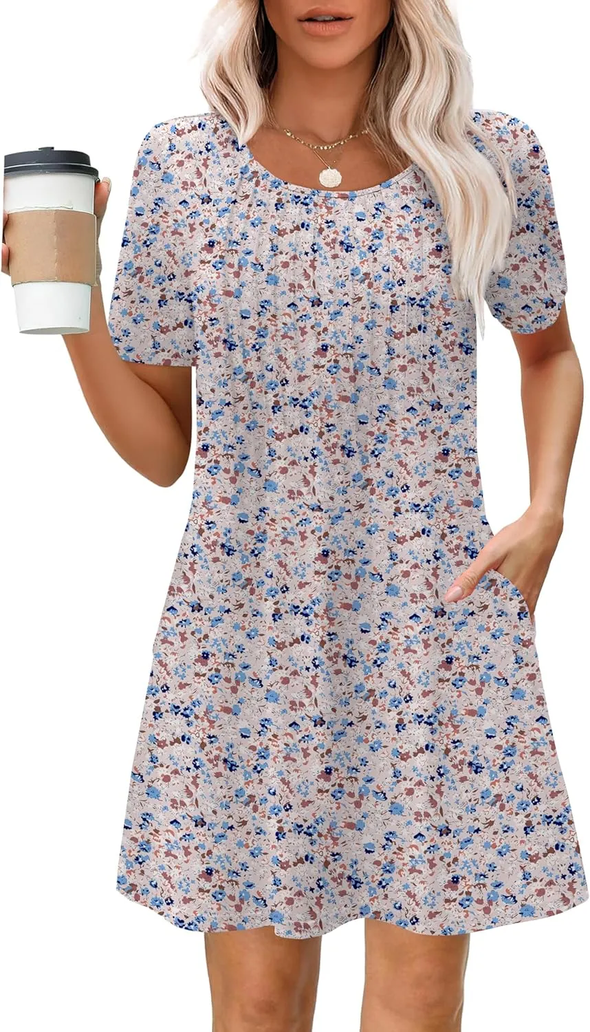 MixShe Summer Dresses for Women Casual Spring Midi Dress S-XXXL