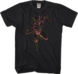 Neon Flash DC Comics T-Shirt