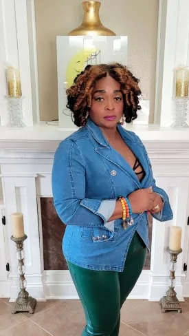 Not Just Another Jean Jacket- Curve