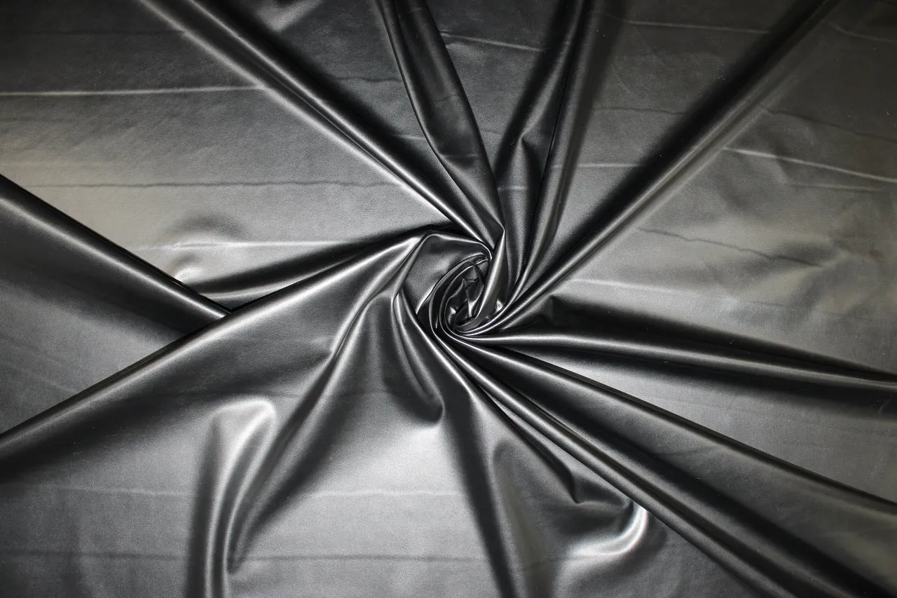 NY "Street" Designer Stretch Pleather - Black