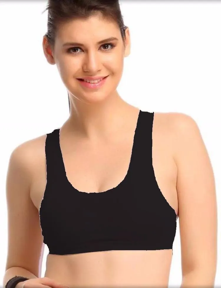 Pack of 3 - Padded Polyamide Sports Bra