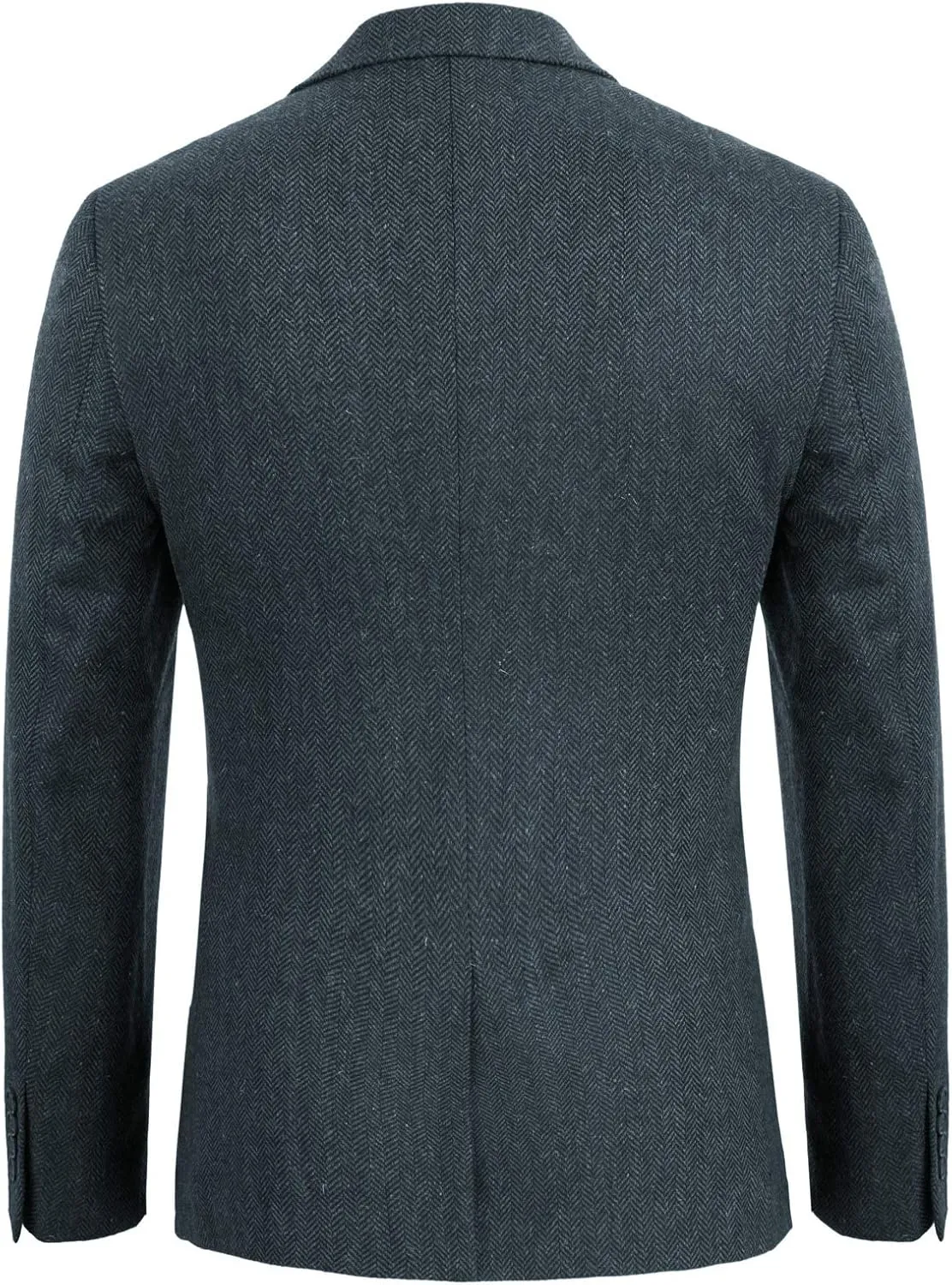 PJ PAUL JONES Men's Herringbone Tweed Blazer British Wool Blend Sport Coat Jacket
