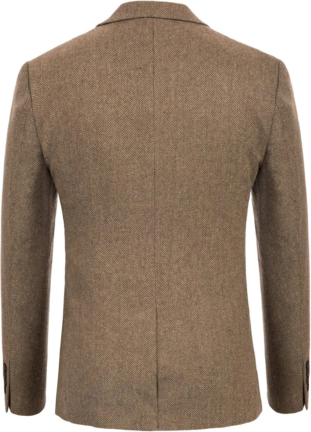 PJ PAUL JONES Men's Herringbone Tweed Blazer British Wool Blend Sport Coat Jacket