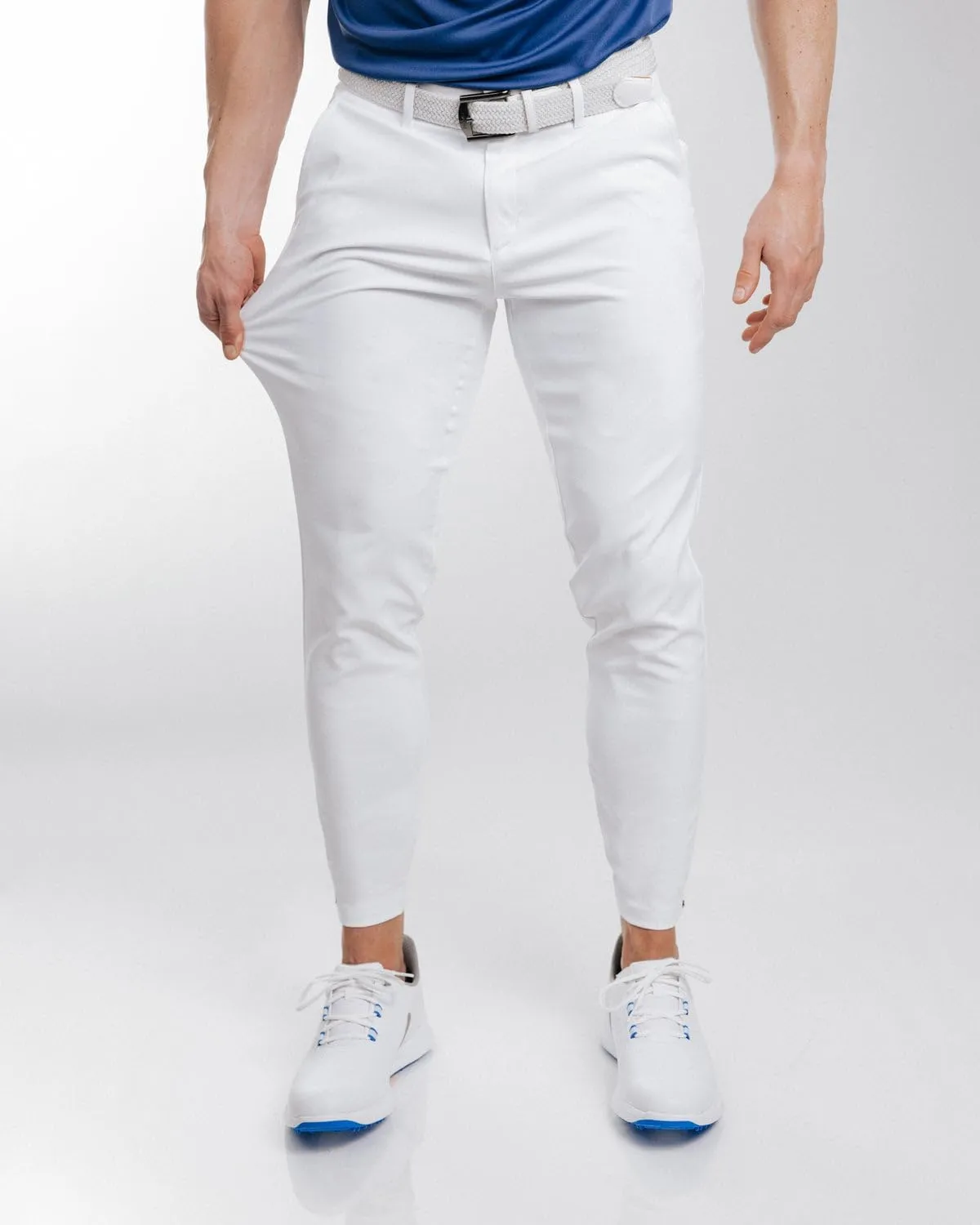 Primo Golf Jogger, Lightweight Four-Way Stretch Golf Pant, 4 Pockets, Inner Gel Waistband, Elastic Zipper Ankles