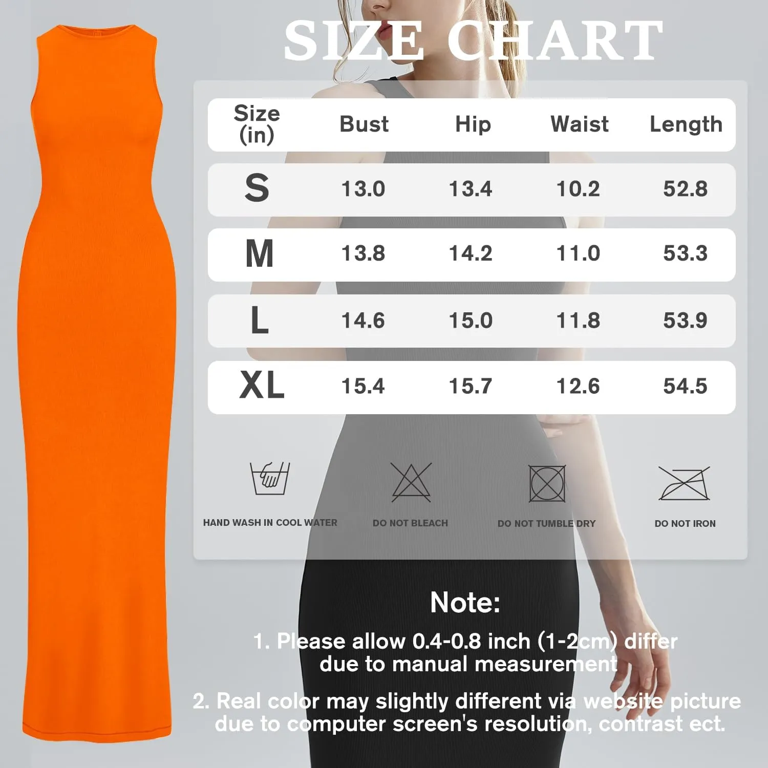 Relety Women's Bodycon Maxi Dresses Ribbed Lounge Tank Long Dresses Elegant Halter Neck Casual Sleeveless Summer Dresses