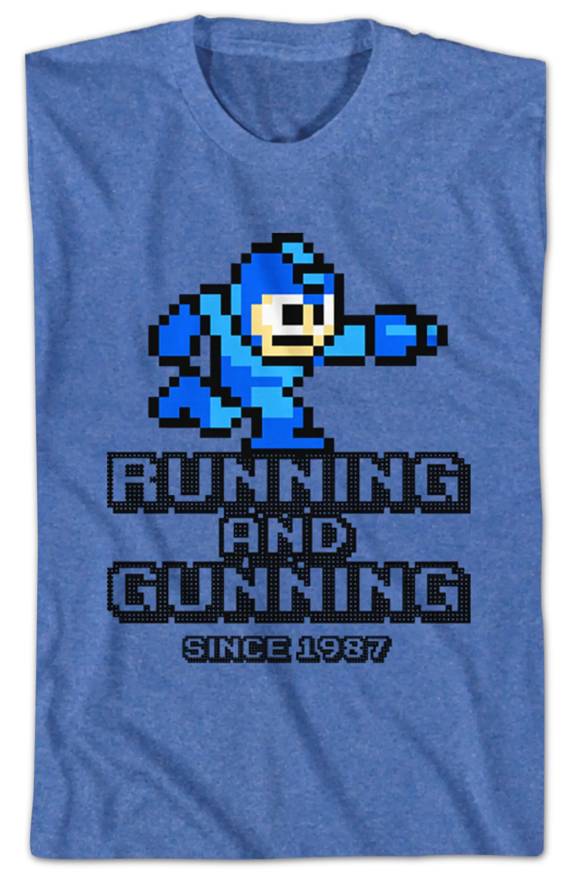 Running And Gunning Mega Man T-Shirt
