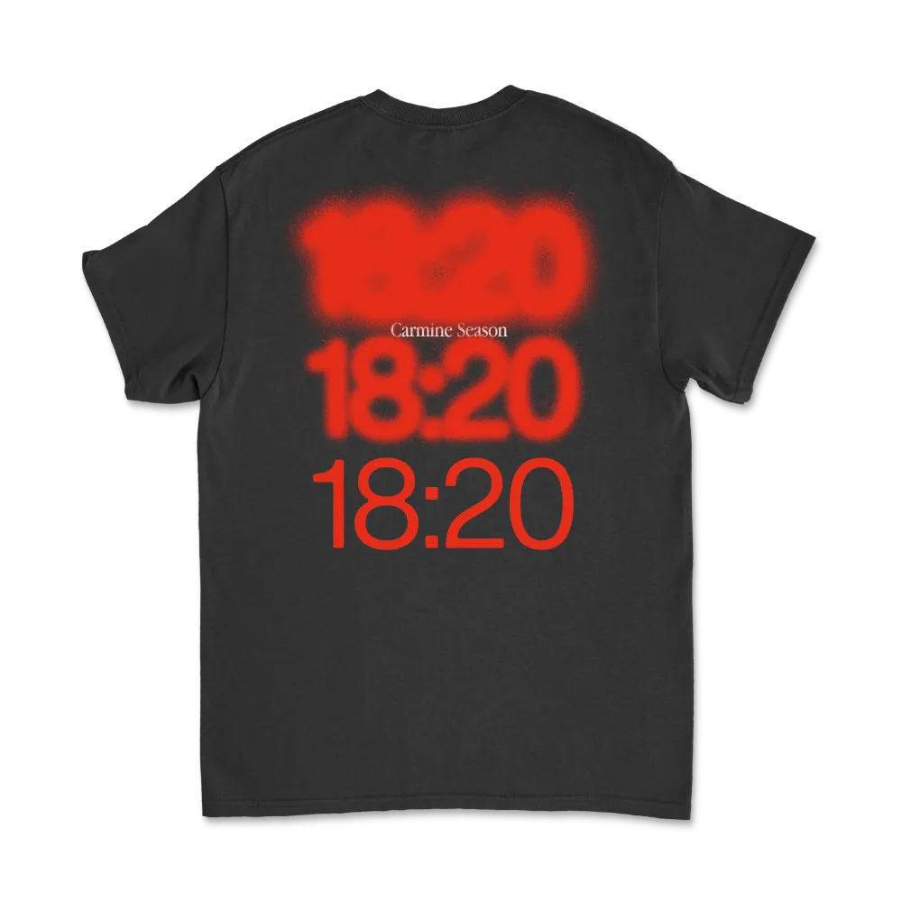 Running Touch / Carmine Black T-Shirt