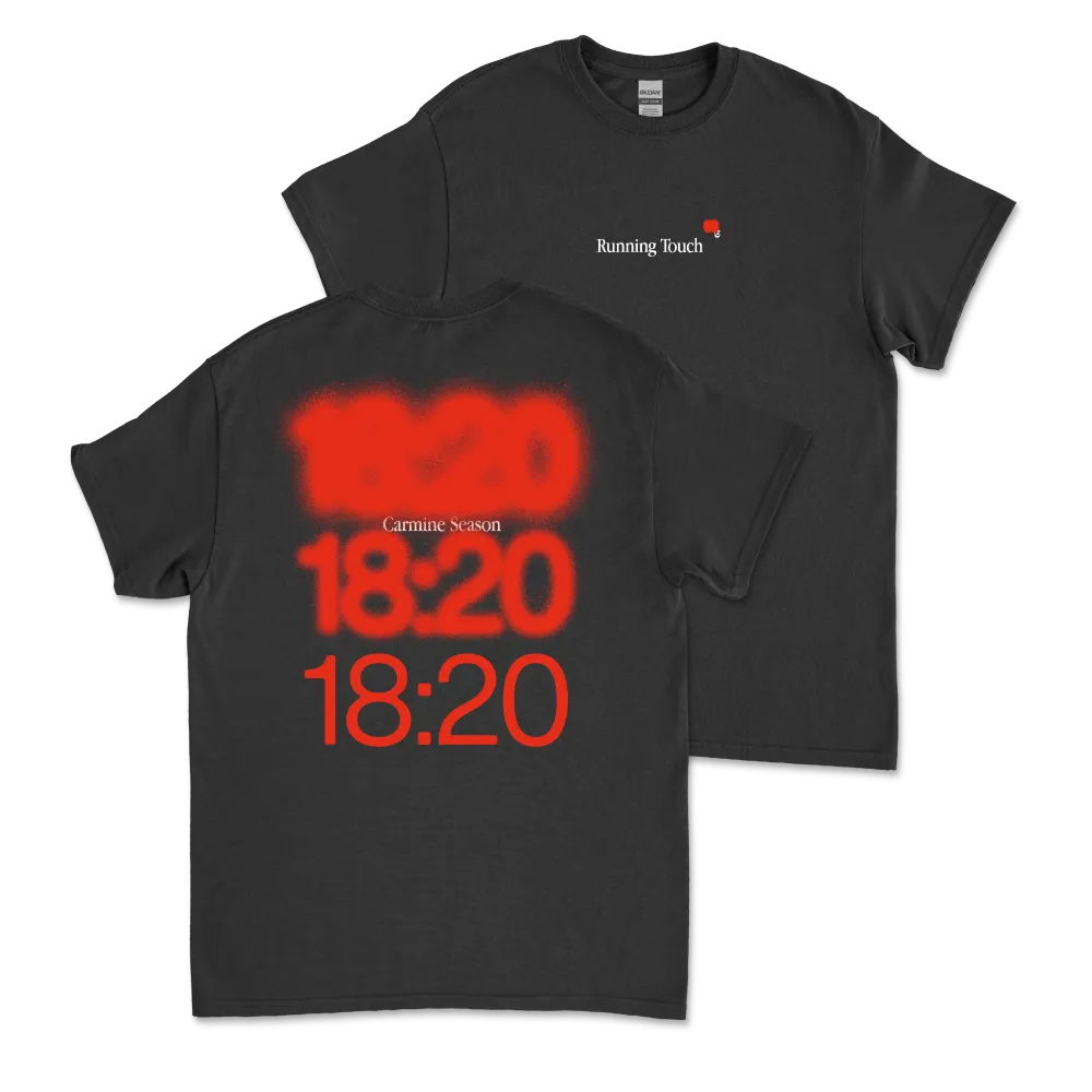 Running Touch / Carmine Black T-Shirt