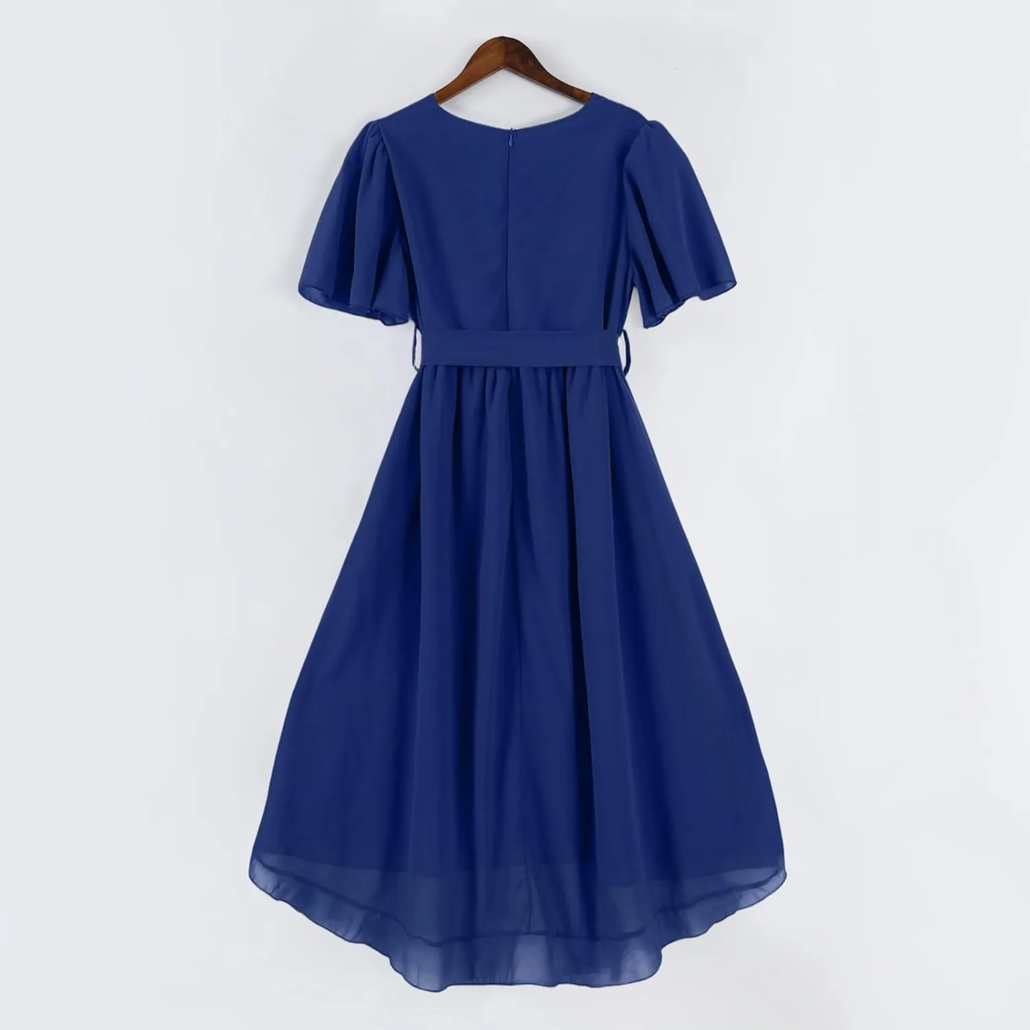 Sundresses for Women,Cocktail Prom Summer Sexy Dress Chiffon Womens Spring Dresses Wrap Flowy Wedding Guest