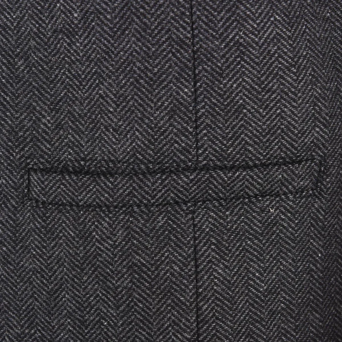 VOBOOM Men's Slim Fit Herringbone Tweed Suits Vest Premium Wool Blend Waistcoat