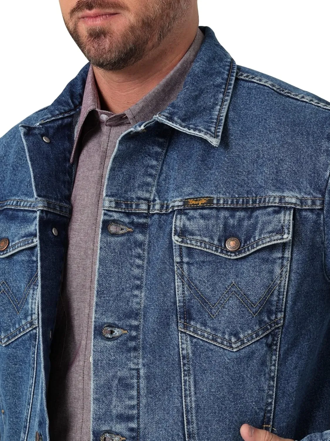 Wrangler Men's Western Unlined Denim Jacket